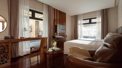 Superior doppia o twin con vista sui vicini — Orchids Saigon Hotel